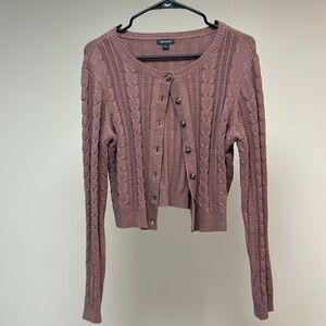 Wild Fable Dusty Rose Cardigan